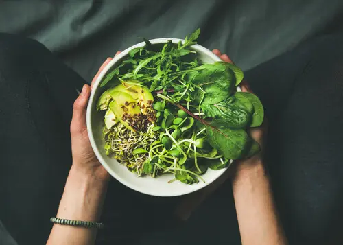 bowl of veggies